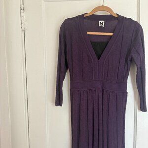 Missoni Purple Knit Dress